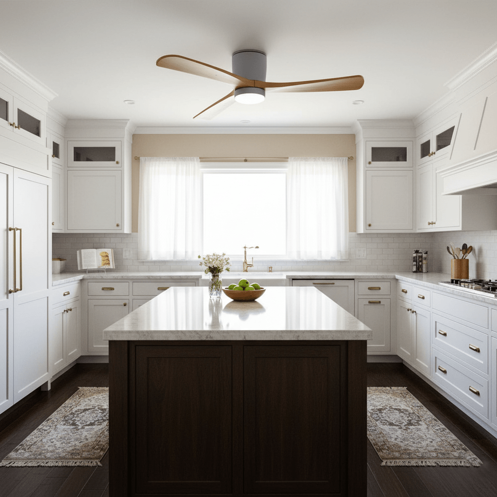 Modern LED Ceiling Fan Light with Remote Control