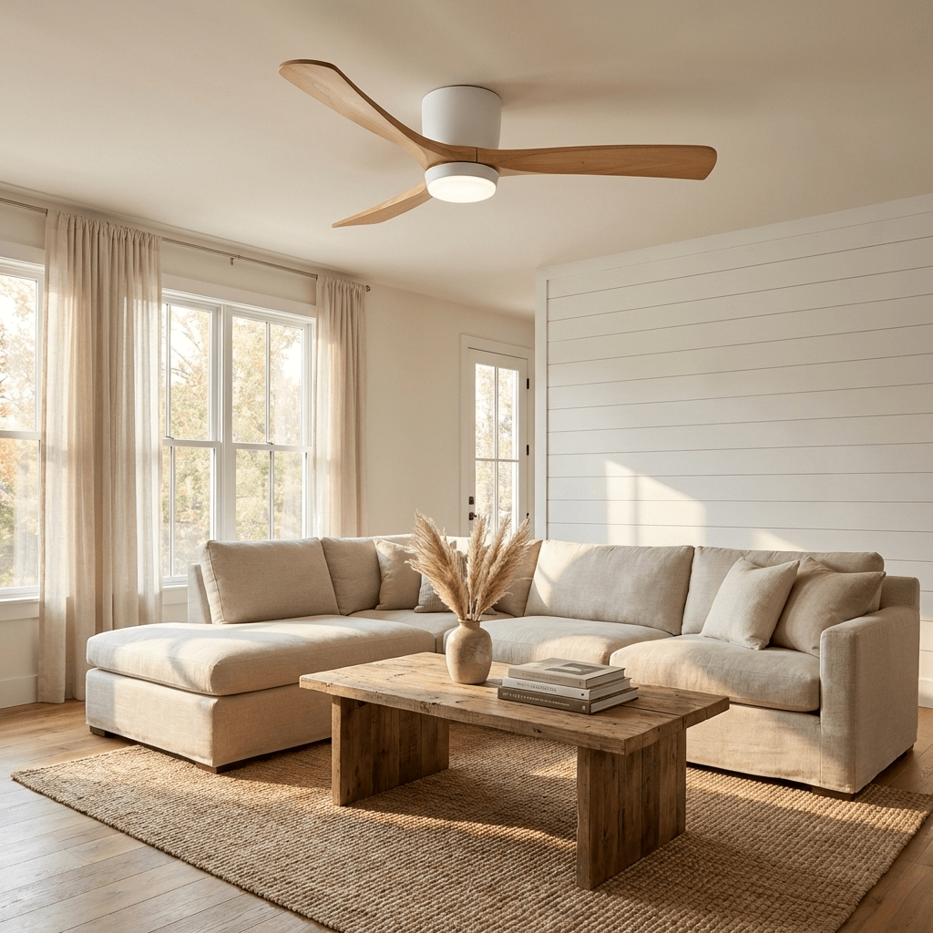 Modern LED Ceiling Fan Light with Remote Control
