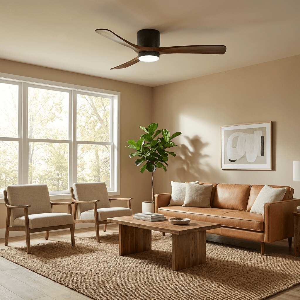 Modern LED Ceiling Fan Light with Remote Control