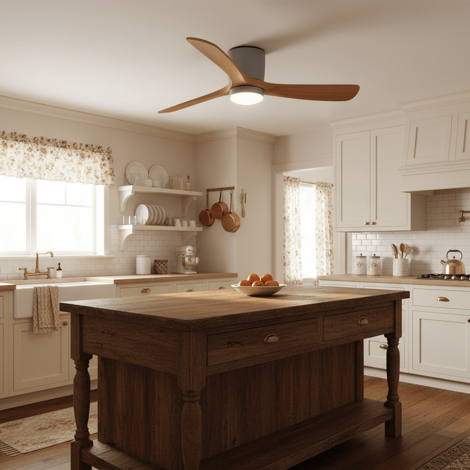 Modern LED Ceiling Fan Light with Remote Control