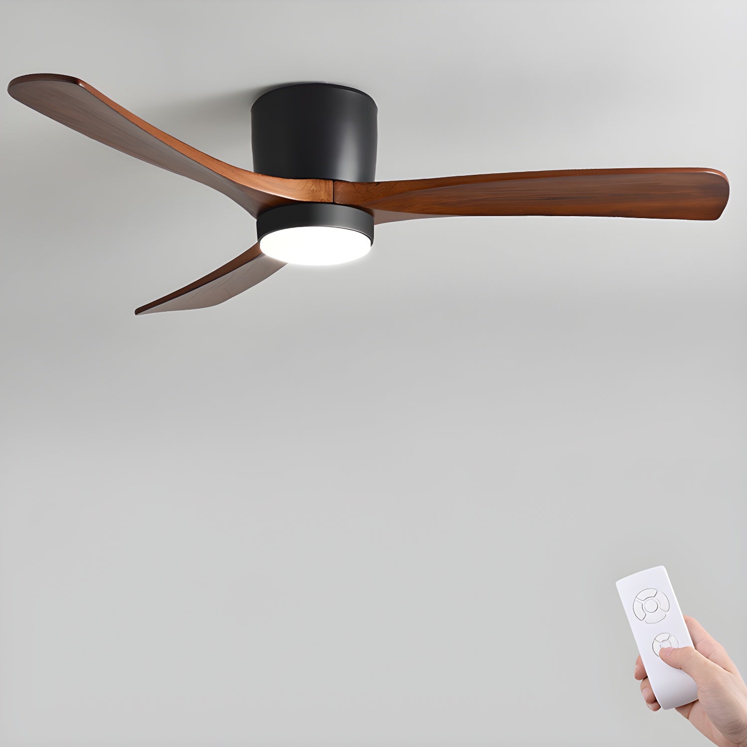 Modern LED Ceiling Fan Light with Remote Control