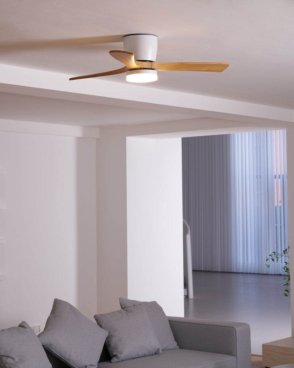 Modern LED Ceiling Fan Light with Remote Control