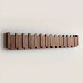 Piano Style Wall Mounted Folding Hook Storage Rack