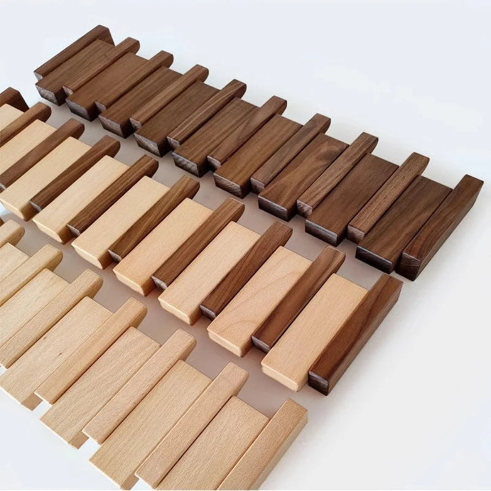 Piano Style Wall Mounted Folding Hook Storage Rack