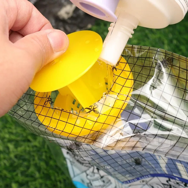 Disposable Hanging Fly Trap Bag with Water Soluble Bait