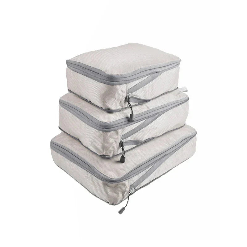 Travel Compression Storage Cube Set with Mesh Window