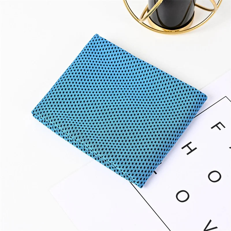 Quick Dry Cooling Towel with Textured Dot Pattern