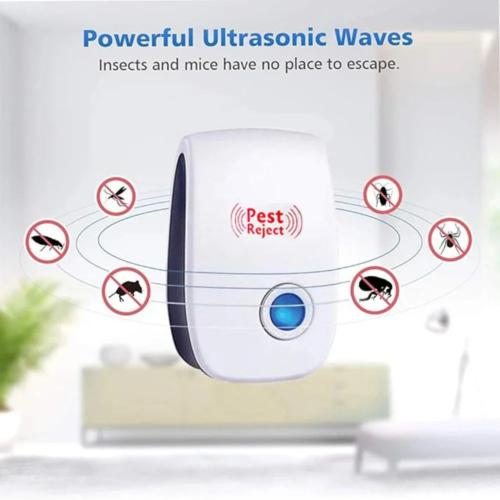Plug In Ultrasonic Indoor Pest Repeller Electronic Device