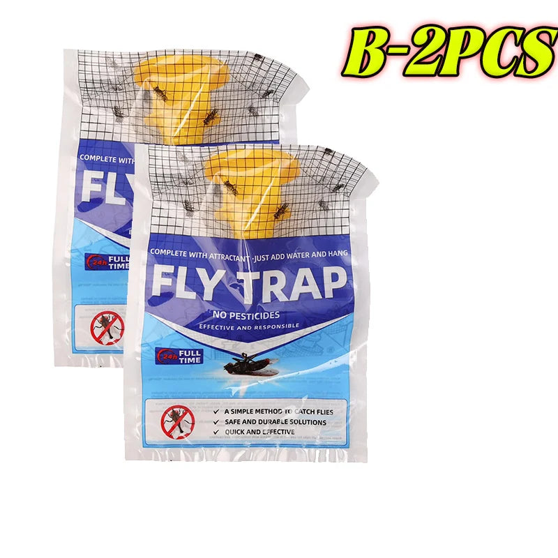 Disposable Hanging Fly Trap Bag with Water Soluble Bait