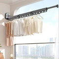Wall Mounted Foldable Clothes Drying Rack Adjustable