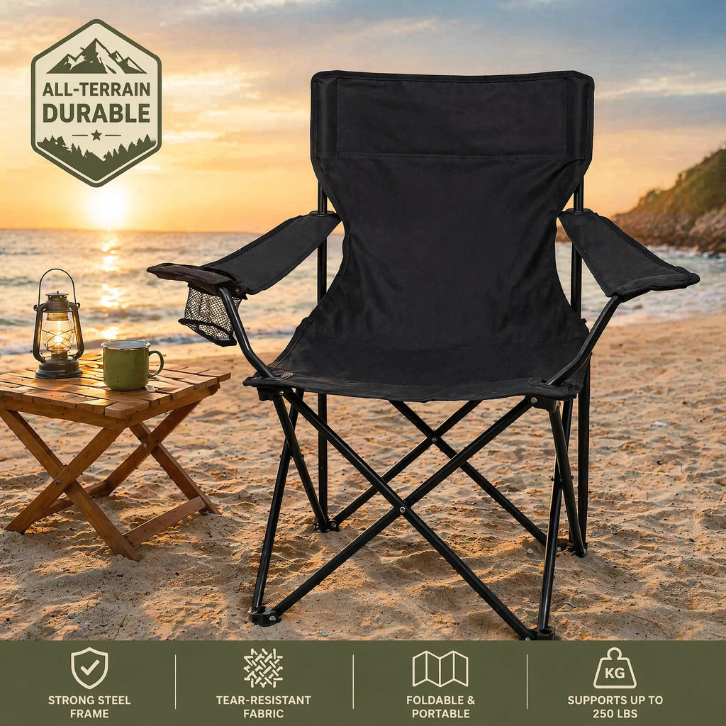 Compact Folding Outdoor Chair with Carry Bag