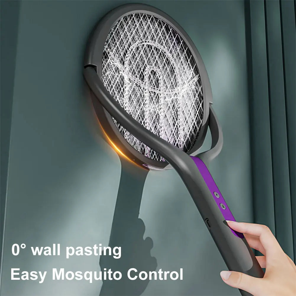 Rechargeable Electric Fly Swatter Extendable Handle