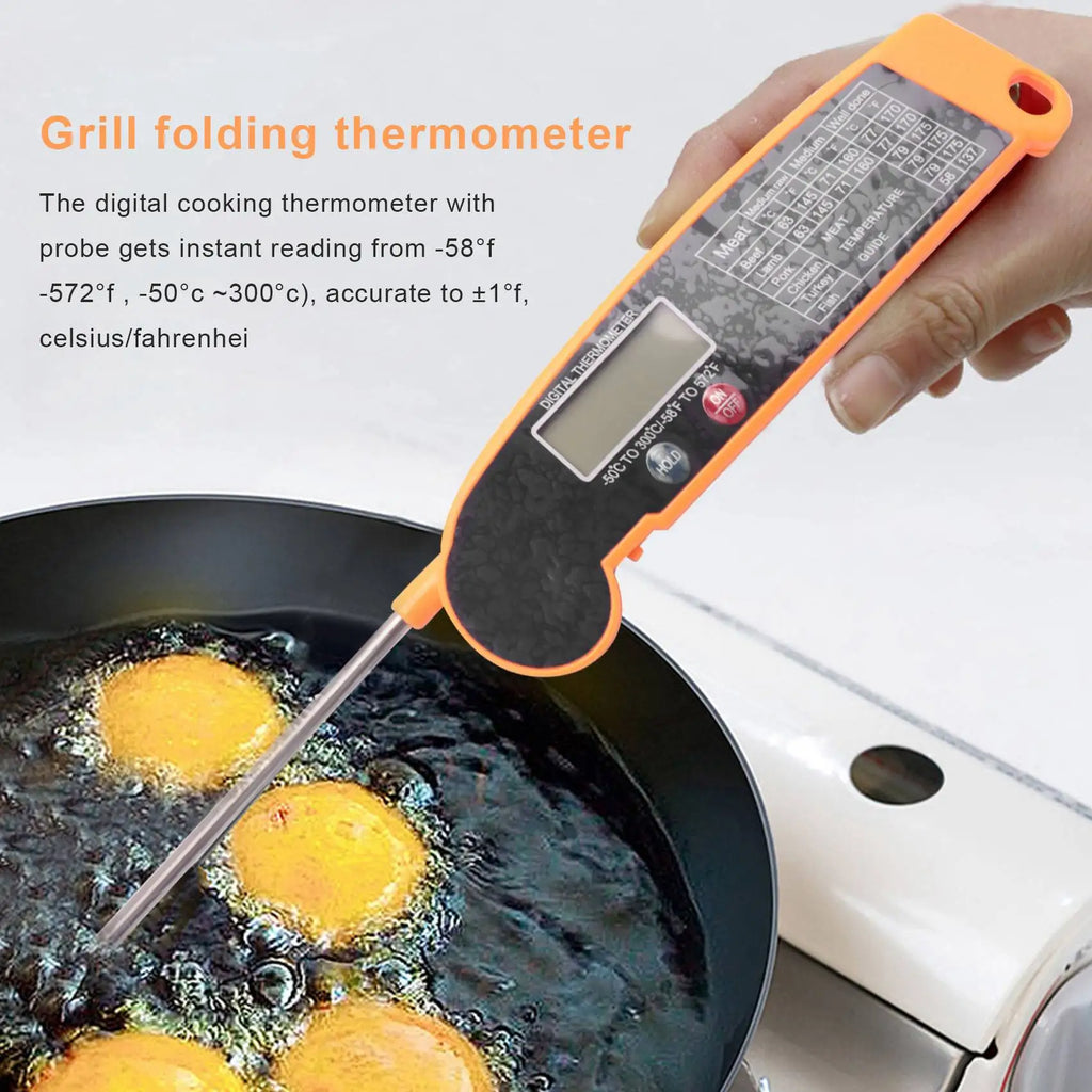Digital Instant Read Food Thermometer with Folding Probe