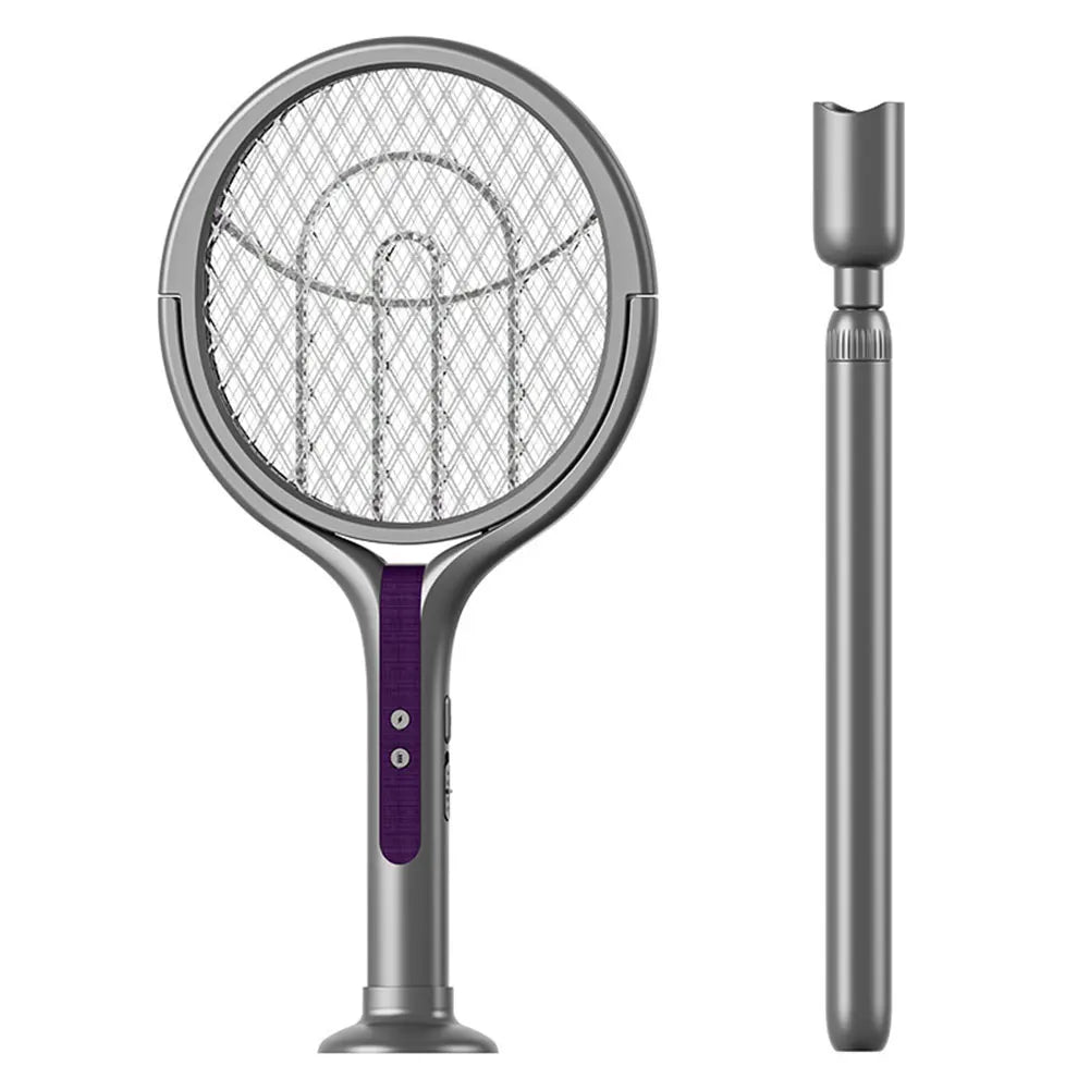 Rechargeable Electric Fly Swatter Extendable Handle