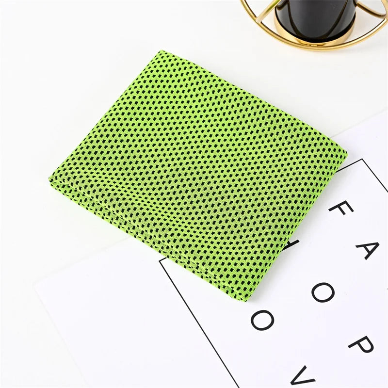 Quick Dry Cooling Towel with Textured Dot Pattern