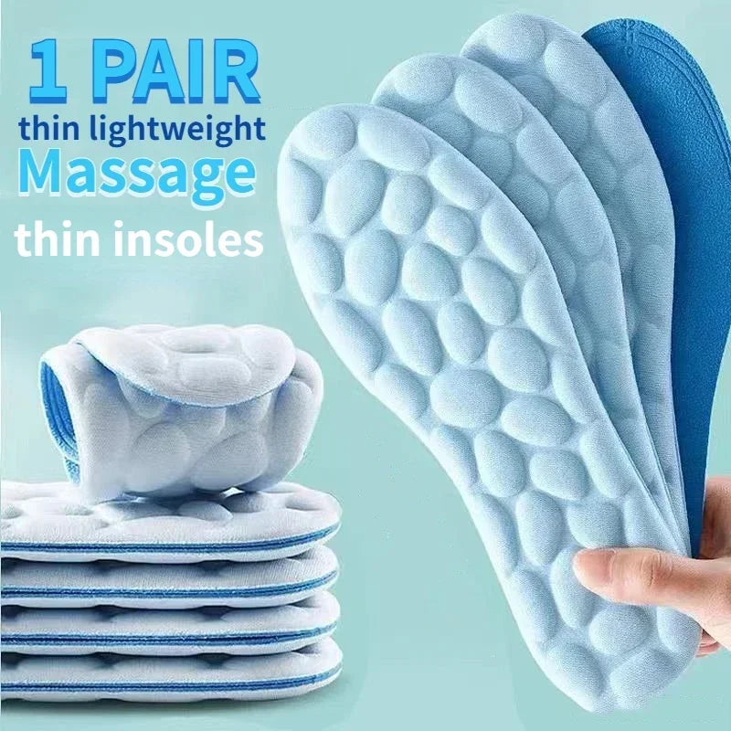 4D-Massage-Schuhsohlen mit Fußgewölbeunterstützung und Stoßdämpfung