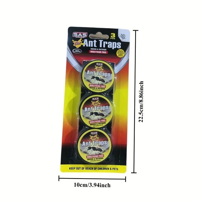 Indoor Ant Trap Set 18 Pack Strong Adhesive Pads