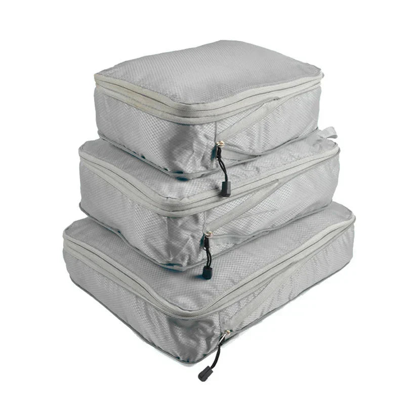Travel Compression Storage Cube Set with Mesh Window