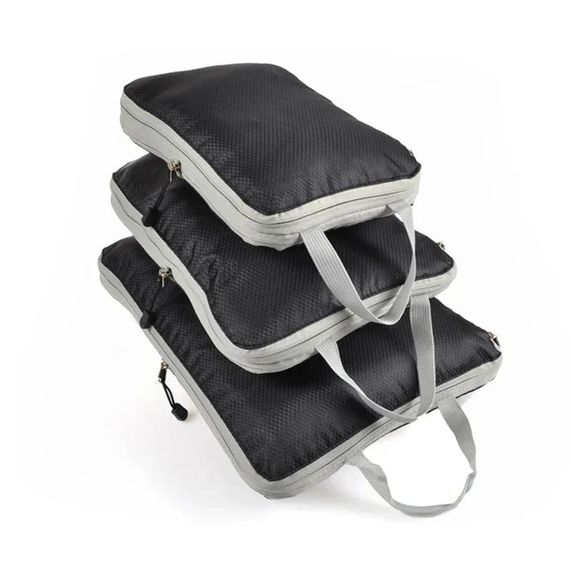 Travel Compression Storage Cube Set with Mesh Window