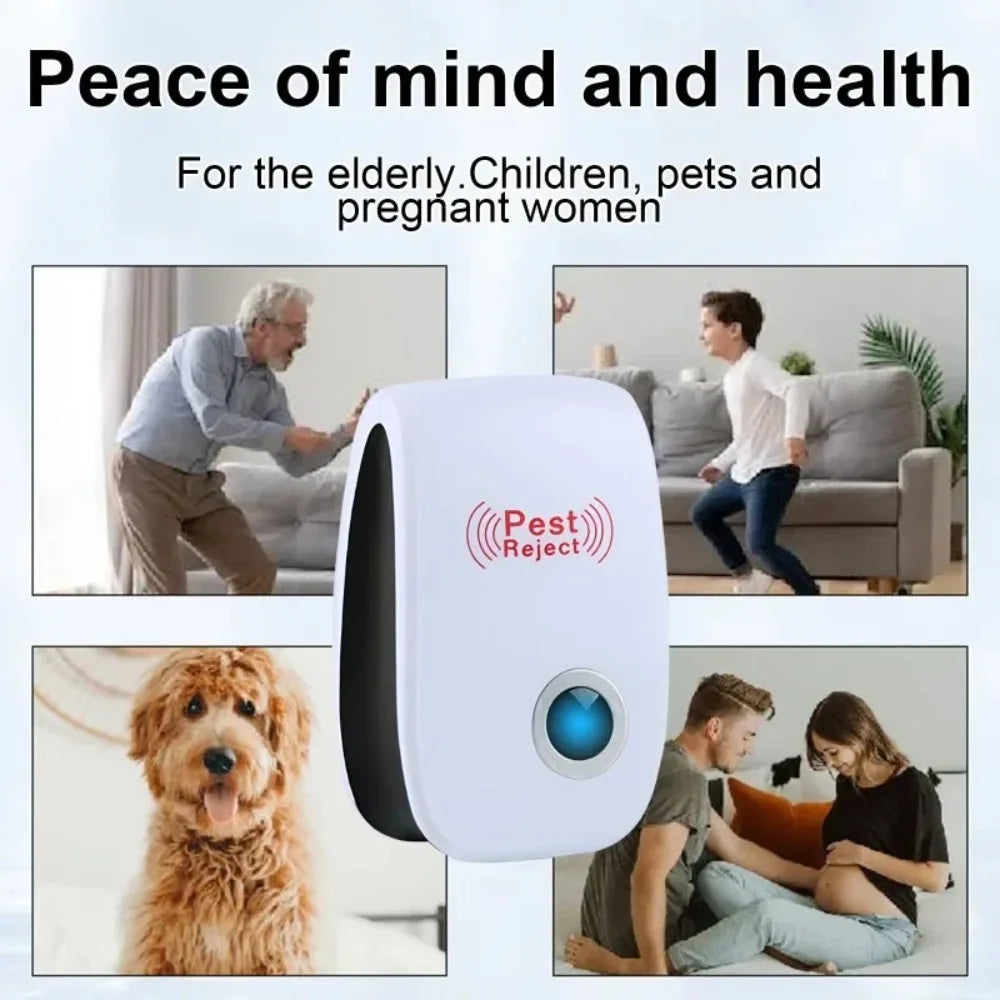 Plug In Ultrasonic Indoor Pest Repeller Electronic Device