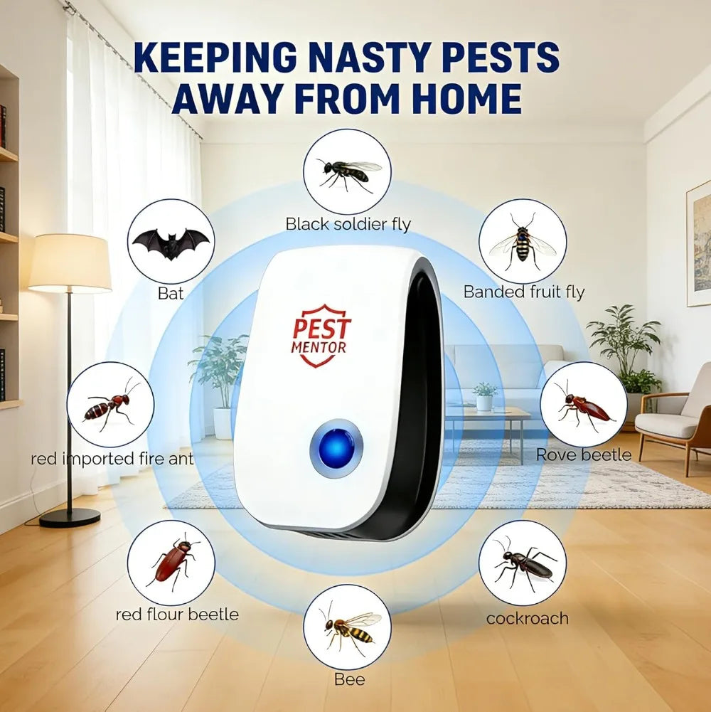 Plug In Ultrasonic Indoor Pest Repeller Electronic Device