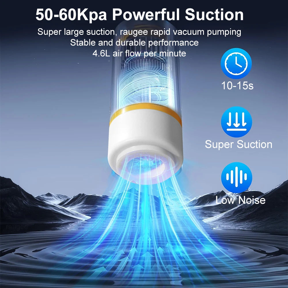 Portable Electric Vacuum Sealer Pump Rechargeable Device