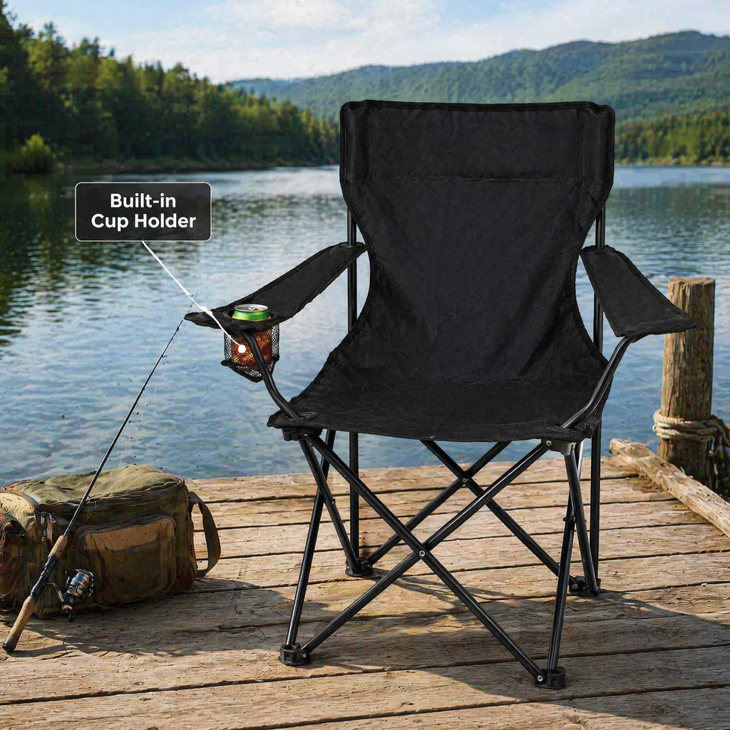 Compact Folding Outdoor Chair with Carry Bag