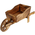 Decorative Garden Wagon Planter Rustic Plant Display Pot