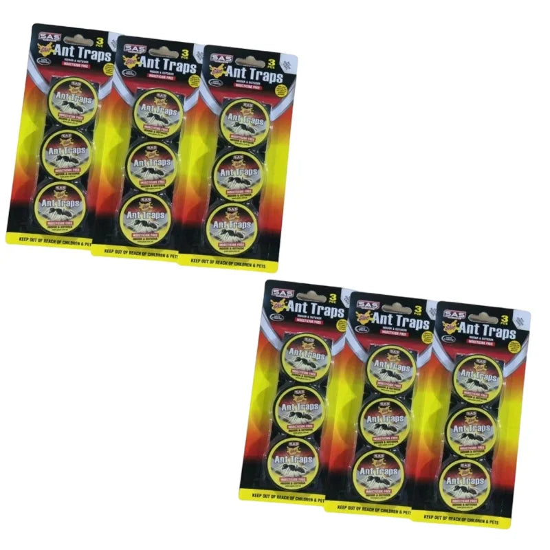 Indoor Ant Trap Set 18 Pack Strong Adhesive Pads