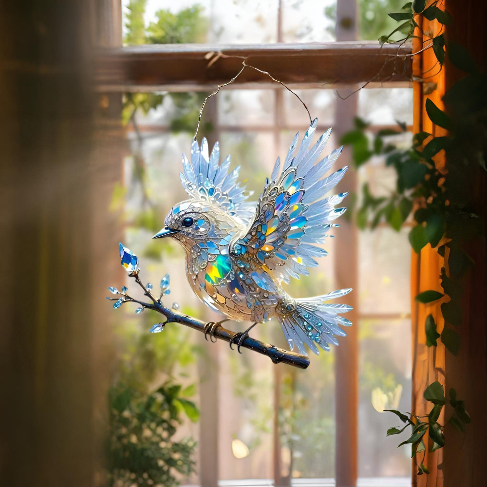 Bluebird Window Suncatcher Hanging Ornament