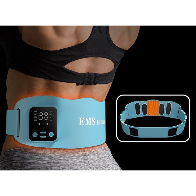 ABS Stimulator Belt with Ems Muscle Stimulation Heated Abdominal and Wireless Remote Control - Image 6