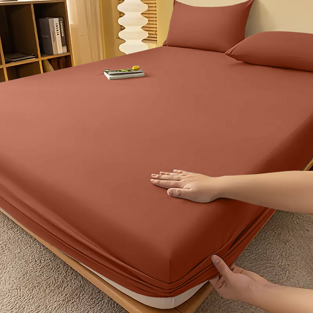 Extra Deep Fitted Bed Sheet Soft Wrinkle Resistant