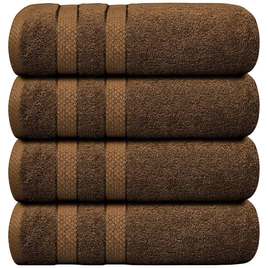 4-teiliges übergroßes Badetuch-Set 75 × 150 cm saugfähig