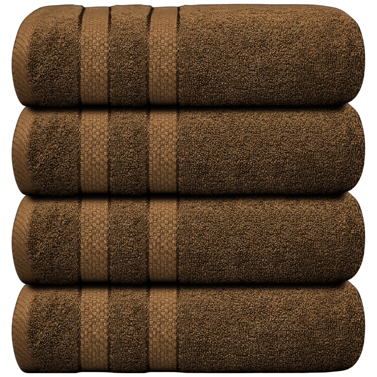 4-teiliges übergroßes Badetuch-Set 75 × 150 cm saugfähig