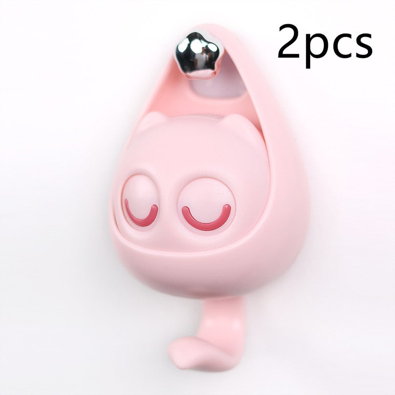 Adhesive Wall Hook Coat for Mounted Rack with Mechanical Cat Eye Design and Self-Adhesive Backing - Image 17