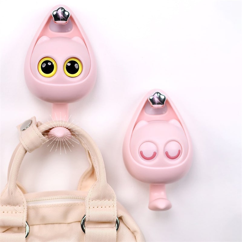 Adhesive Wall Hook Coat for Mounted Rack with Mechanical Cat Eye Design and Self-Adhesive Backing - Image 26