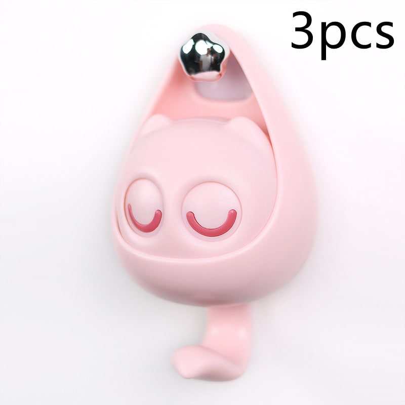 Adhesive Wall Hook Coat for Mounted Rack with Mechanical Cat Eye Design and Self-Adhesive Backing - Image 27