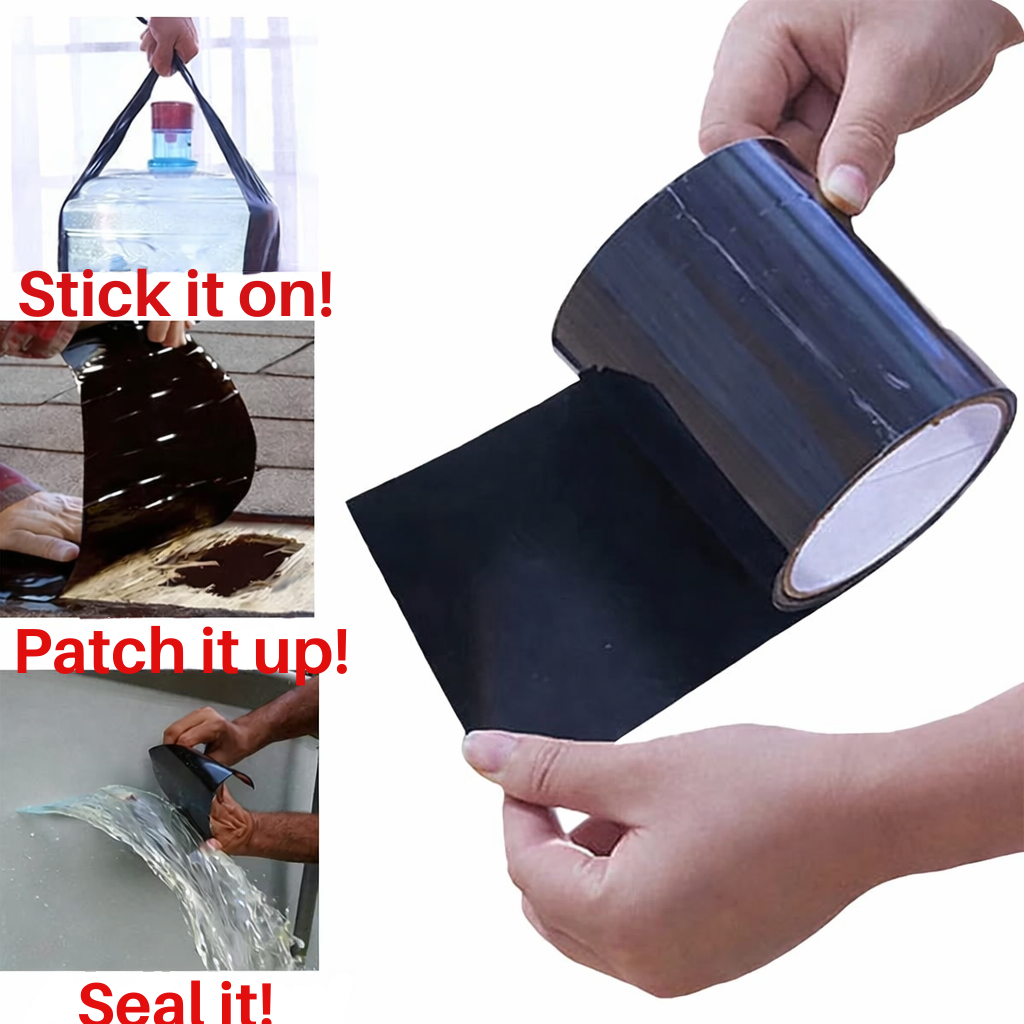 Adhesive Waterproof Tape Strong Rubberized Leak Repair Roll Outdoor Hoses - Image 2