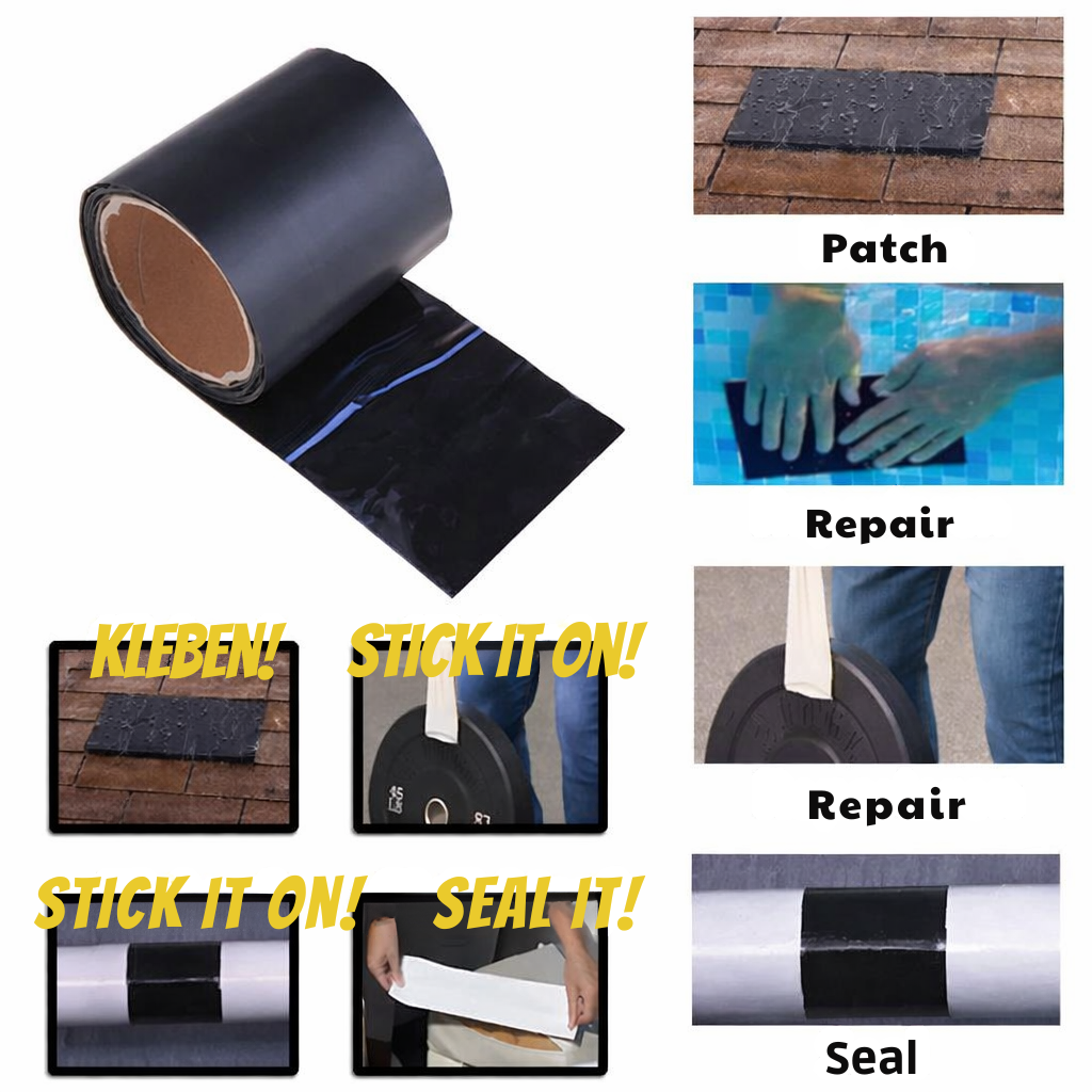 Adhesive Waterproof Tape Strong Rubberized Leak Repair Roll Outdoor Hoses - Image 3