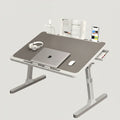 Adjustable Laptop Stand for Bed with Folding Legs Tilting Surface and Storage Drawer - Image 1