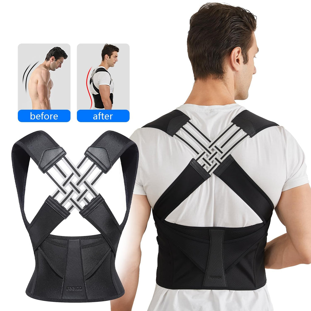 Adjustable Posture Corrector Back Brace Support Breathable Shoulder Straps Padded - Image 5