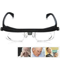 Adjustable Reading Glasses with Dial Control and Rectangular Lens Frame - Image 1