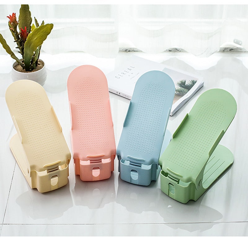Adjustable Shoe Rack and Storage Organizer with Double-Tier Slots and Non-Slip Surface - Image 27