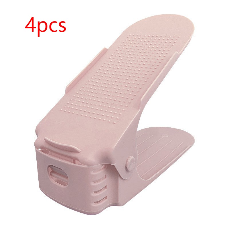 Adjustable Shoe Rack and Storage Organizer with Double-Tier Slots and Non-Slip Surface - Image 9