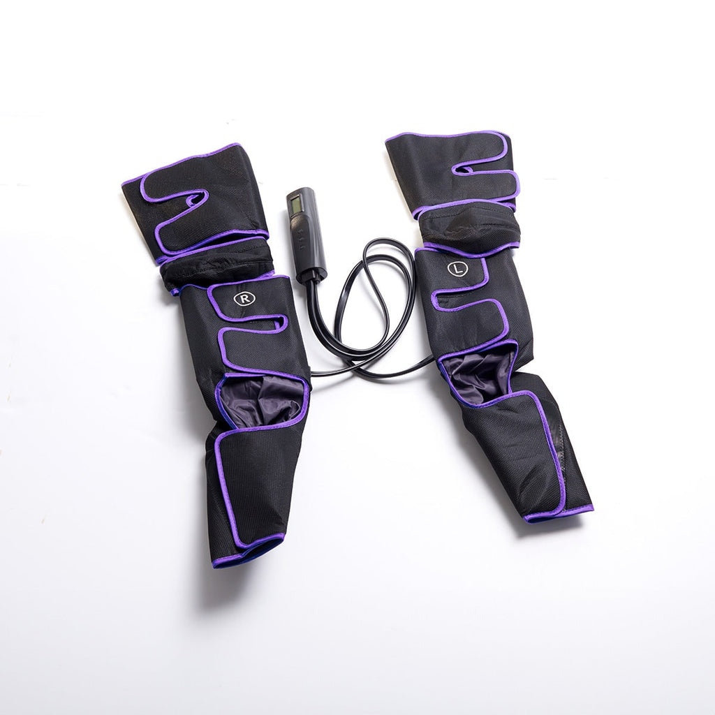 Air Compression Leg Massager with Foot and Calf Wrap Heat and Remote Control Portable - Image 2