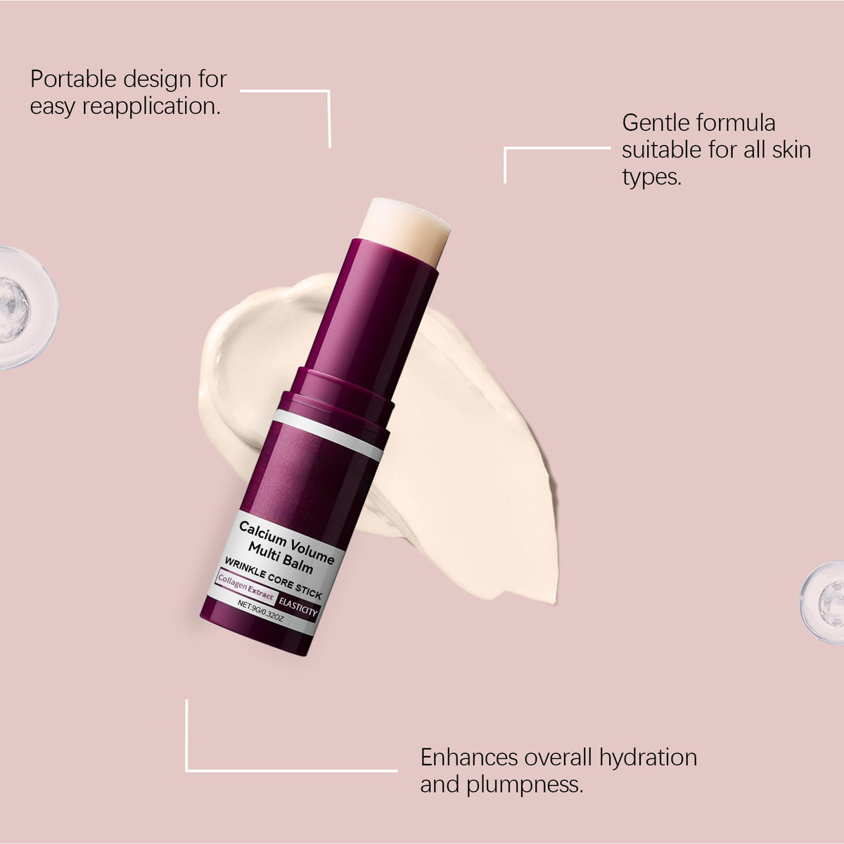 Anti Chafing Moisturizing Balm Stick for Face and Neck 9g - Image 1