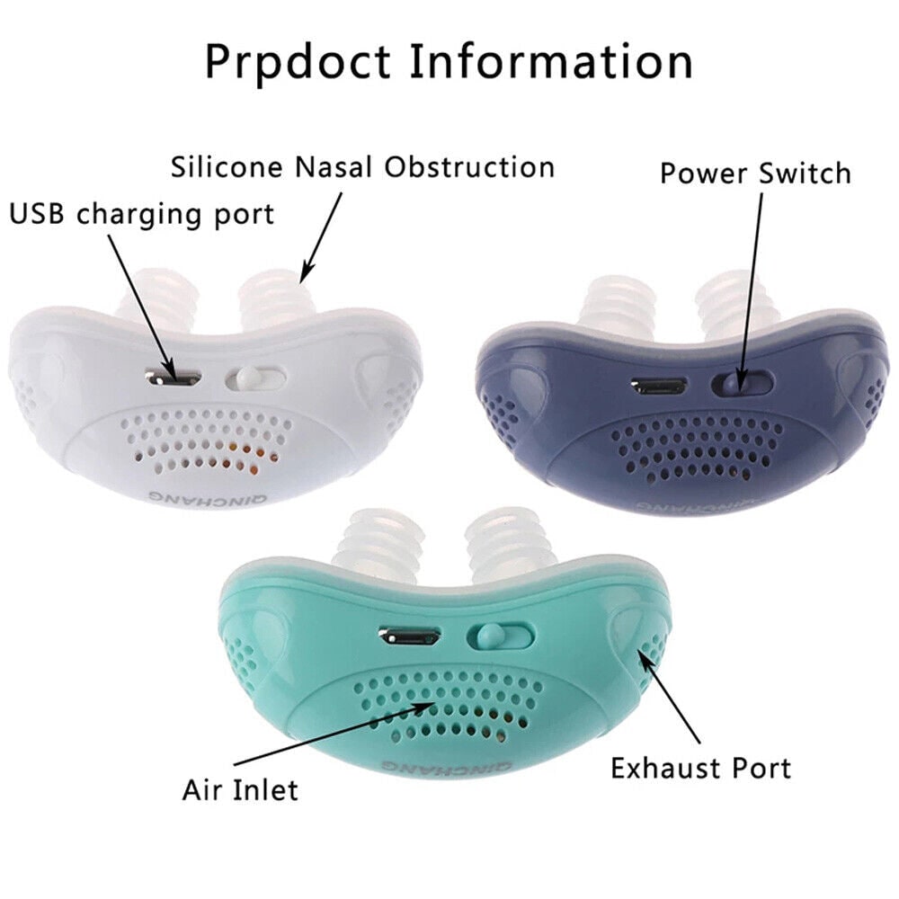 Anti Snoring Device Portable Rechargeable Silicone Nasal Dilator USB - Image 2