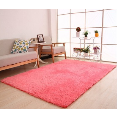 Area Rug with Plush Shaggy Pile and Black and White Design Soft Rectangular Floor Mat 8 By 10 - Image 2