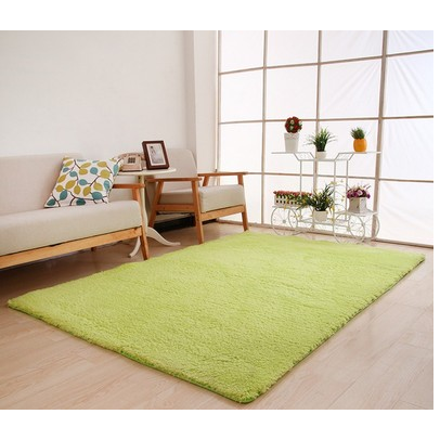 Area Rug with Plush Shaggy Pile and Black and White Design Soft Rectangular Floor Mat 8 By 10 - Image 3