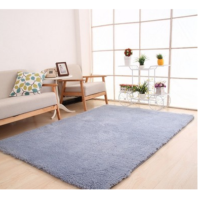 Area Rug with Plush Shaggy Pile and Black and White Design Soft Rectangular Floor Mat 8 By 10 - Image 5